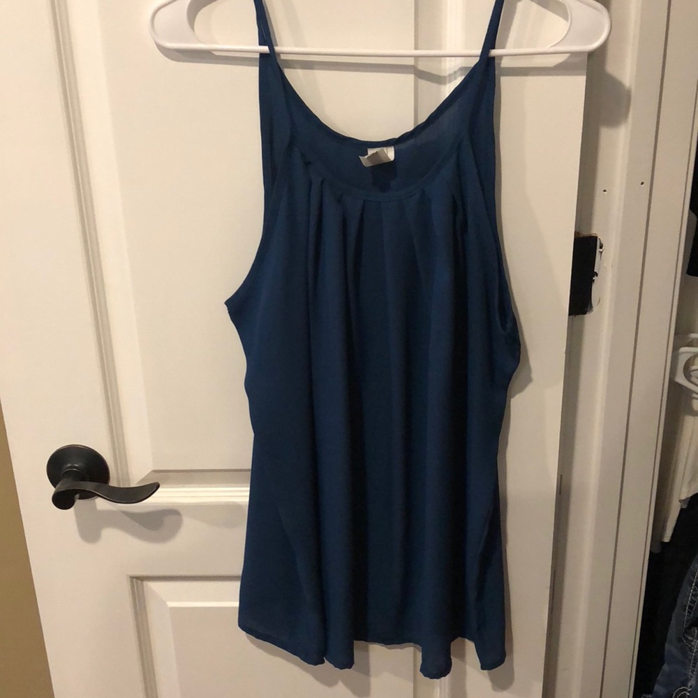 Pleated tank top